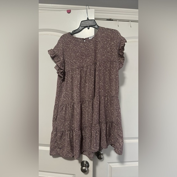 Purple Ruffle Dress - Picture 1 of 1